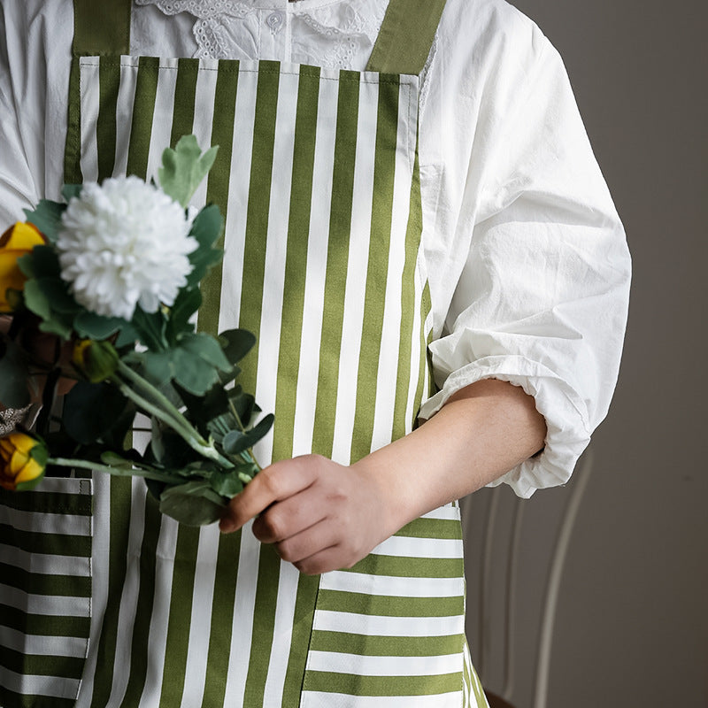 Wool cotton apron