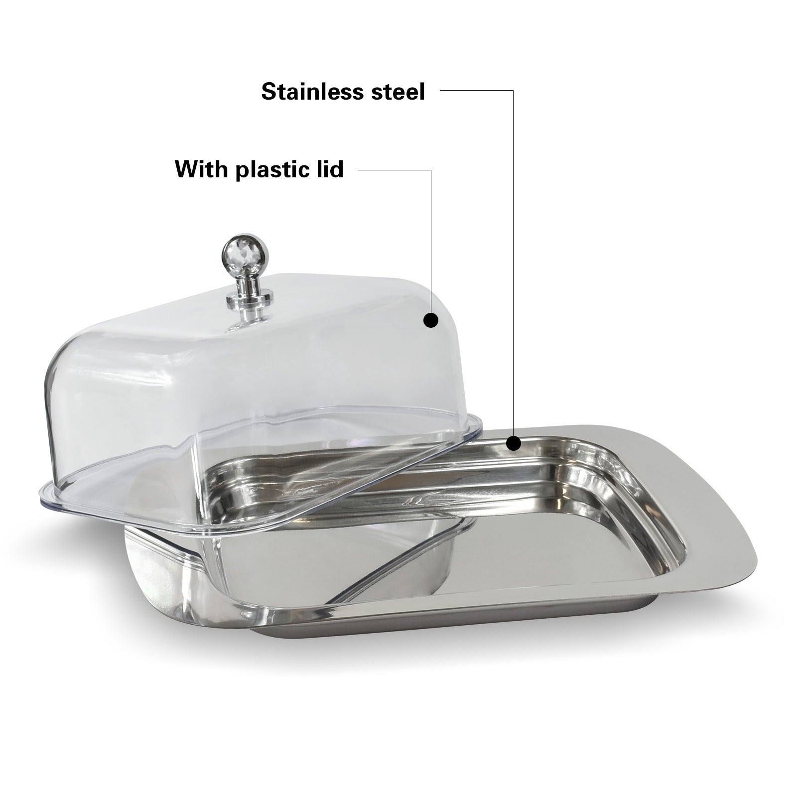 Stainless Steel 304 Kitchen Butter Storage Box