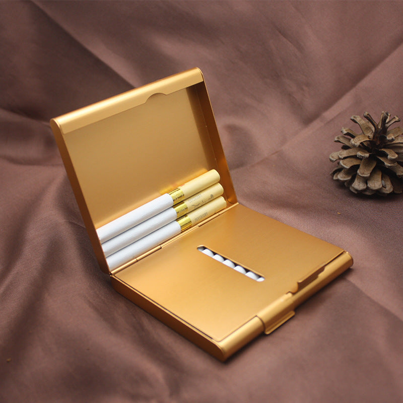 Aluminum cigarette case