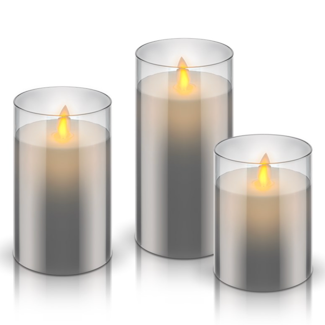 SolaraFlame™ - Electric Real Wax Candle (Set of 3)